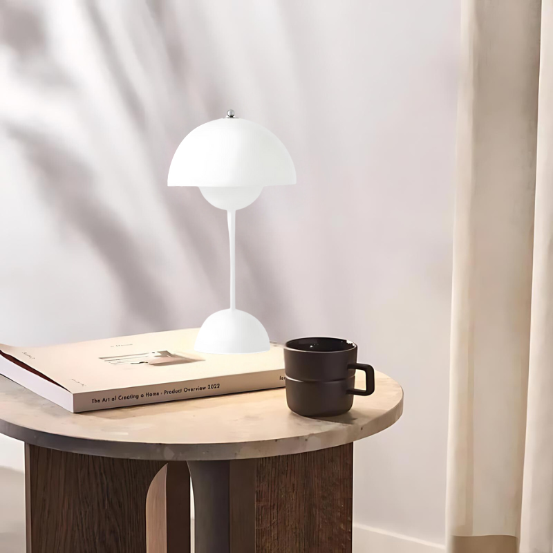 Skanto | ModernLamp | Moderne bordlampe i soppdesign med berøringskontroll