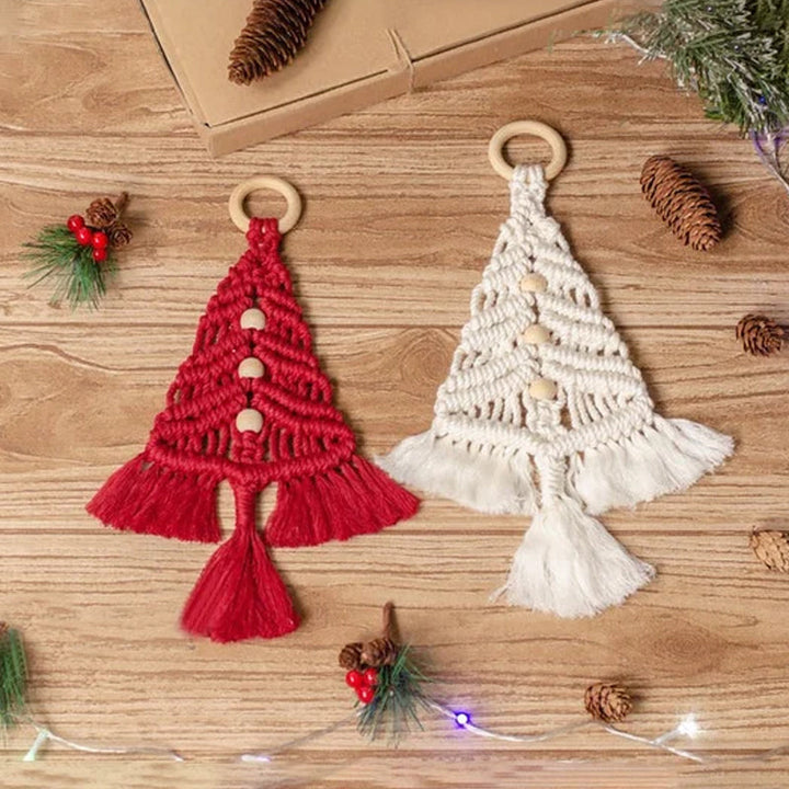 Skanto | Juletræ DIY Kit – Lag Din Egen Håndlaget Juletrepynt i Bomullssnor