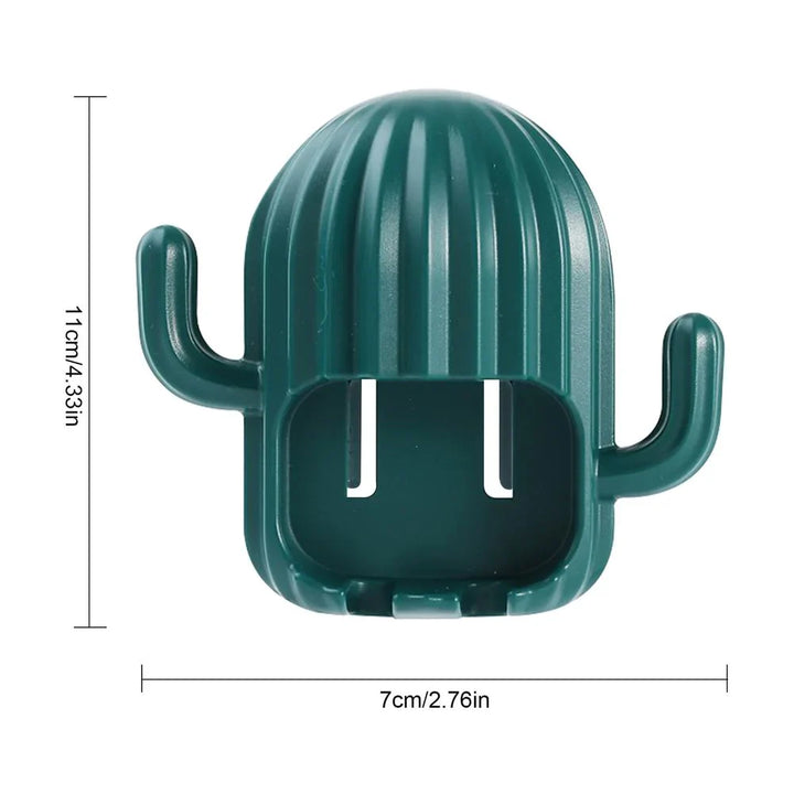 Veggholder for tannbørste Kaktusform Skanto