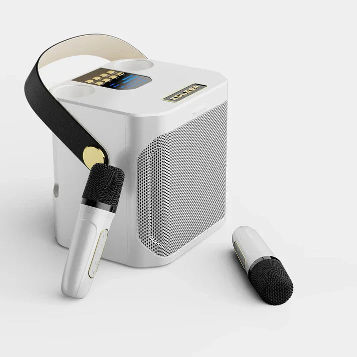 Skanto | SoundJoy Karaoke Høyttaler – Bærbar Bluetooth Boombox med 360 Surround