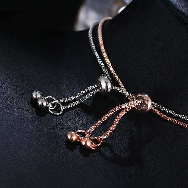 Skanto | Rose Blomst Charm Armbånd