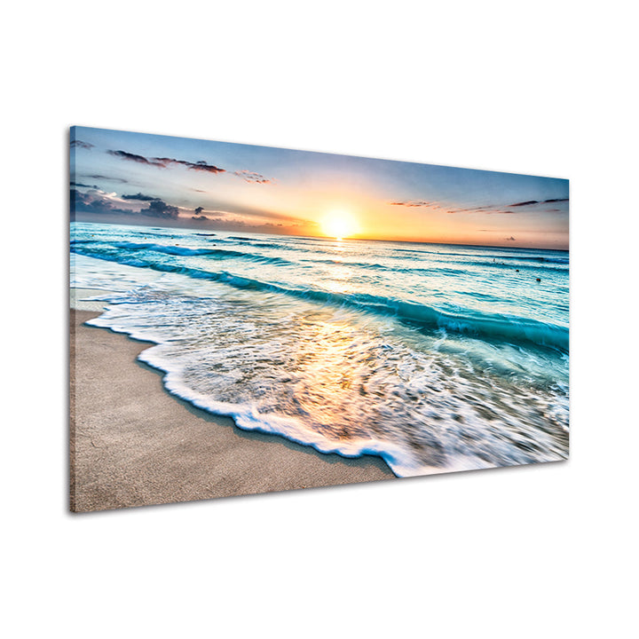 Solrik strand i Florida – lerretsbilde