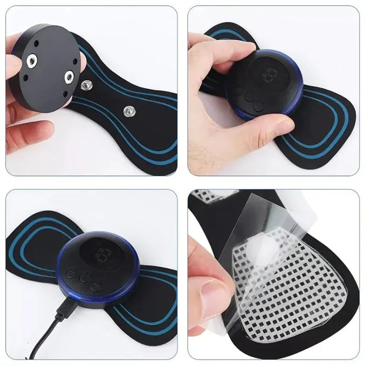 EMS Mini Body Massager Puls Nakke Smerte Lindring Skanto