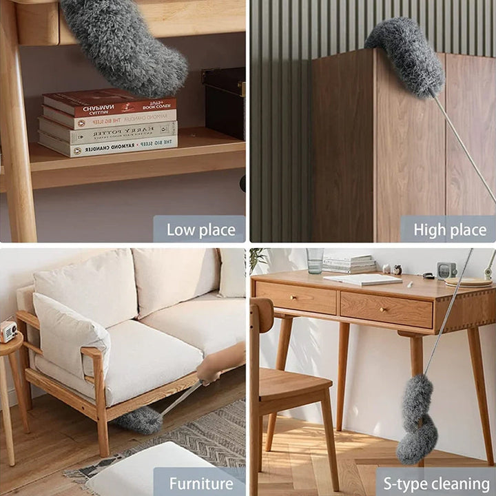 Skanto | Utvidbar vaskbar buet mikrofiber støvkost