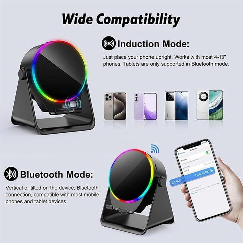 Skanto | 4-I-1 360° Rotasjon Bluetooth Høyttaler Stativ