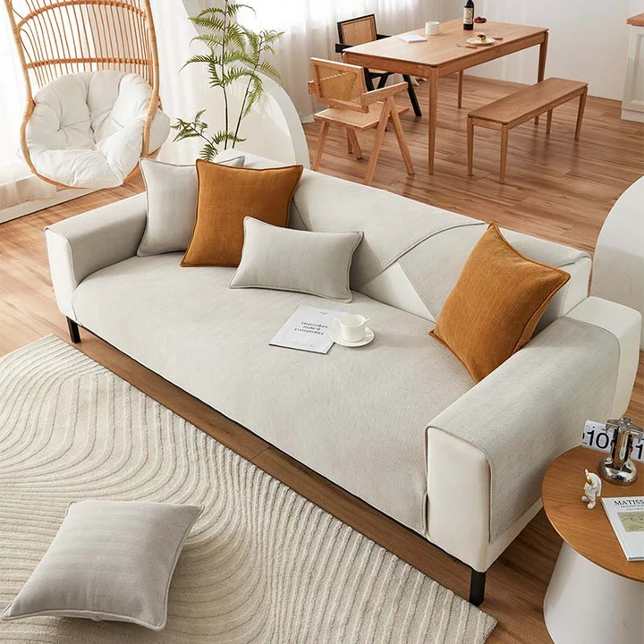 Herringbone Chenille Stoff Møbelbeskytter Sofatrekk | Skanto