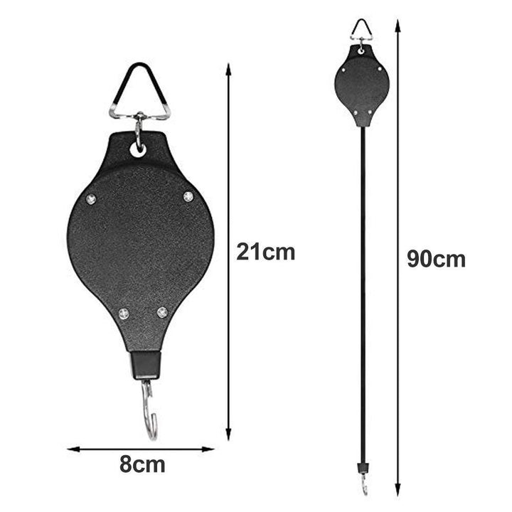Skanto | Uttrekkbar krok, plantepulley for hagepotter og fuglematere