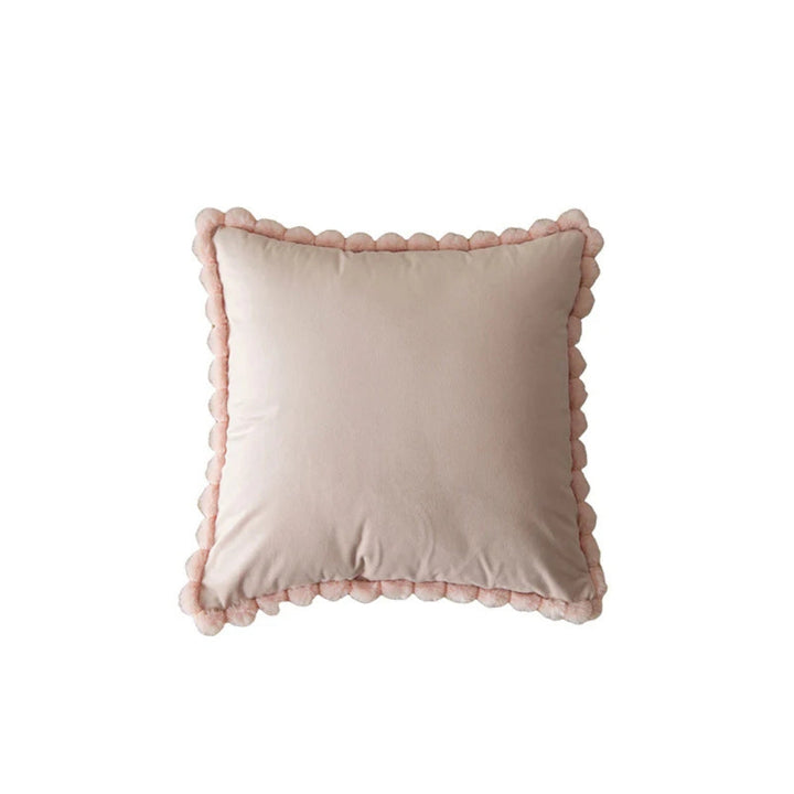 Skanto | Fløyel Pom-Pom Trim Putetrekk