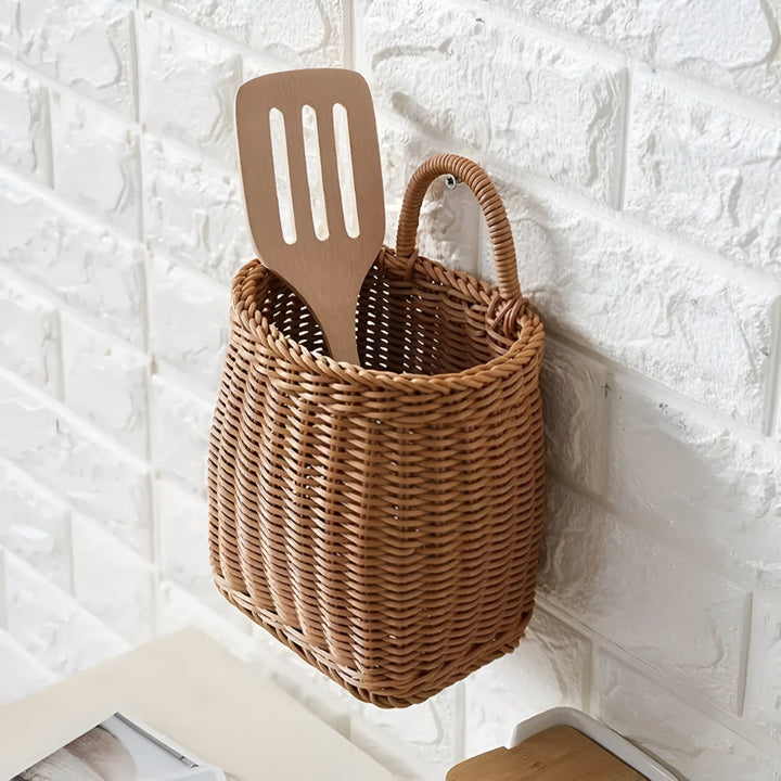 Skanto | Willow Rattan Vevd Oppbevaringskurv