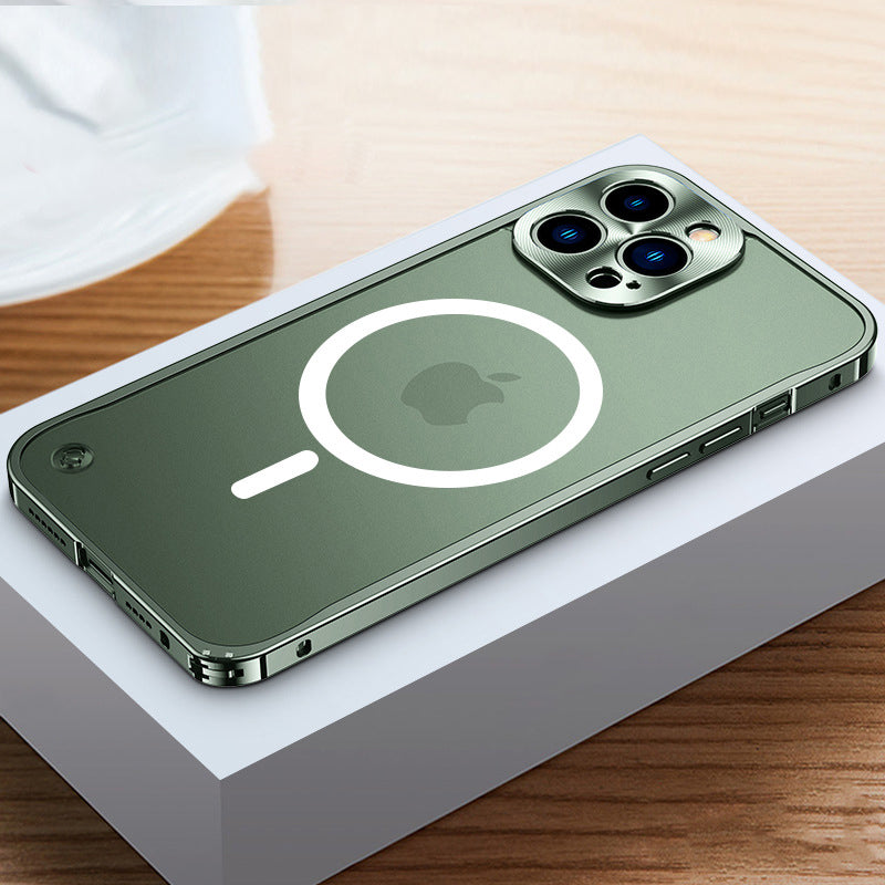 Skanto | Metallramme Magnetisk Ladetui For iPhone