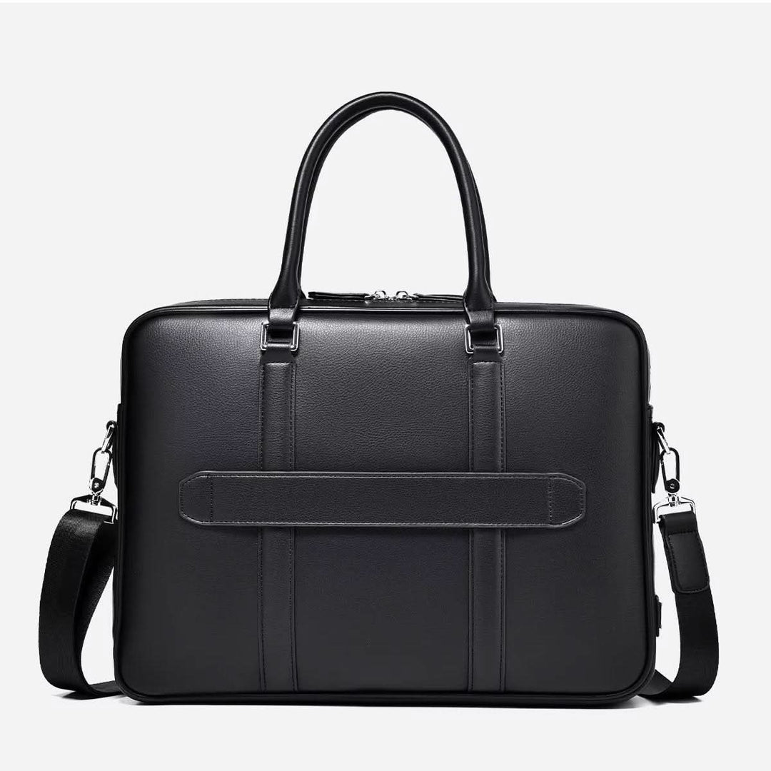 Skanto | Manhattan Læder Forretnings Laptop Dokumentmappe Crossbody Håndtaske