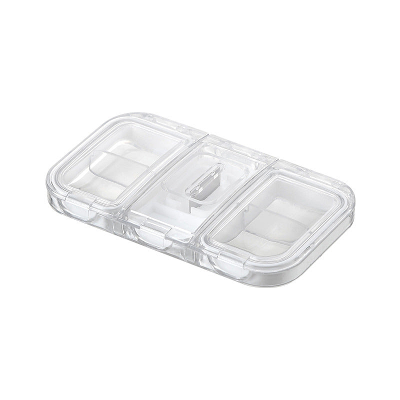 Rektangulær Pill Case Organizer Beholder | Skanto