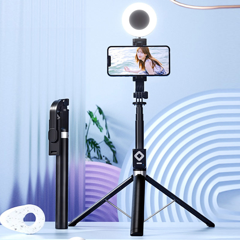 Skanto | Selfie-stang med LED-fylllys