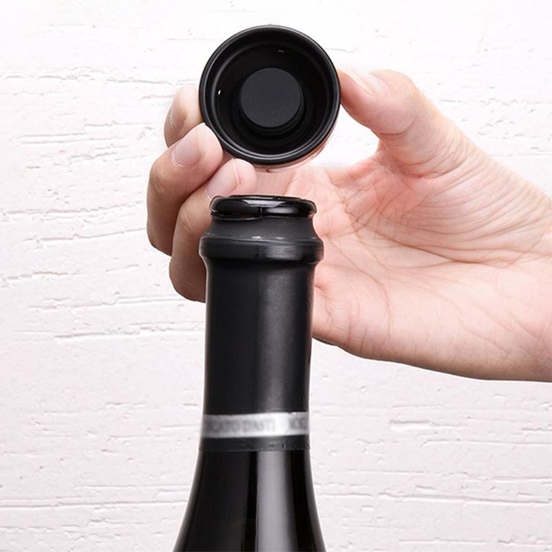 Skanto | Gjenbrukbar lekkasjesikker silikonforseglinghette for champagne- og vinflasker