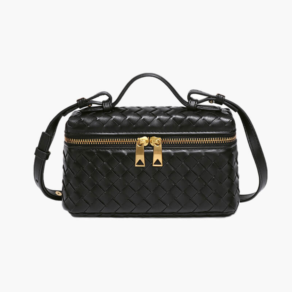 Skanto | Yashna – Kvinners Trendy Vevd Crossbody Bag Kompakt & Chic Håndveske