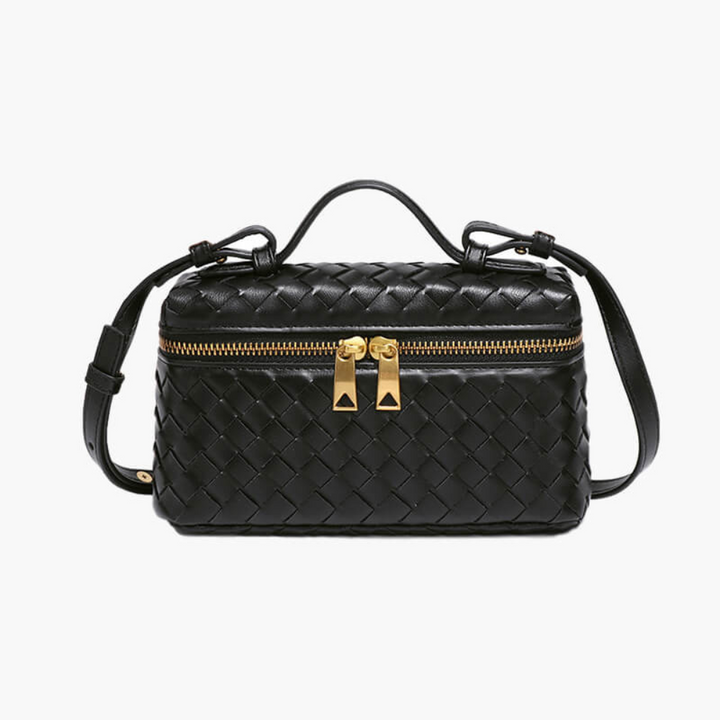 Skanto | Yashna – Kvinners Trendy Vevd Crossbody Bag Kompakt & Chic Håndveske