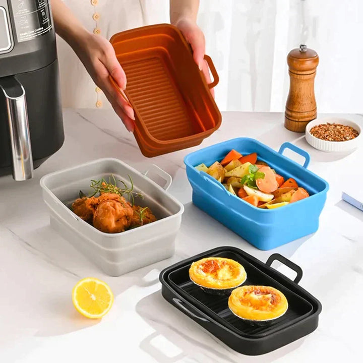 Foldbar Air Fryer Silikon Bakepanne | Skanto
