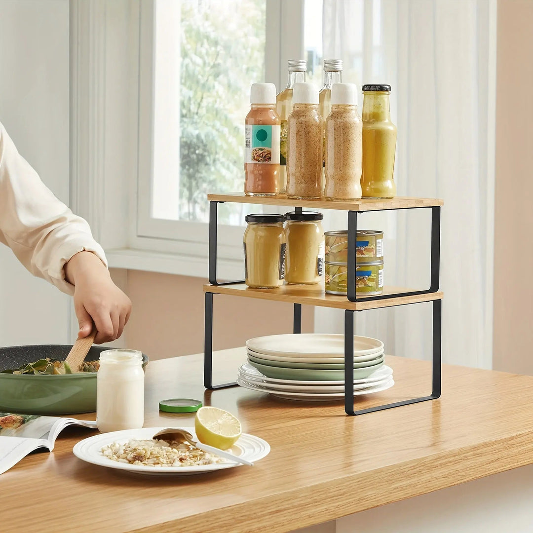 Skanto | SpiceTidy - 2-Pack Kjøkkenhyller