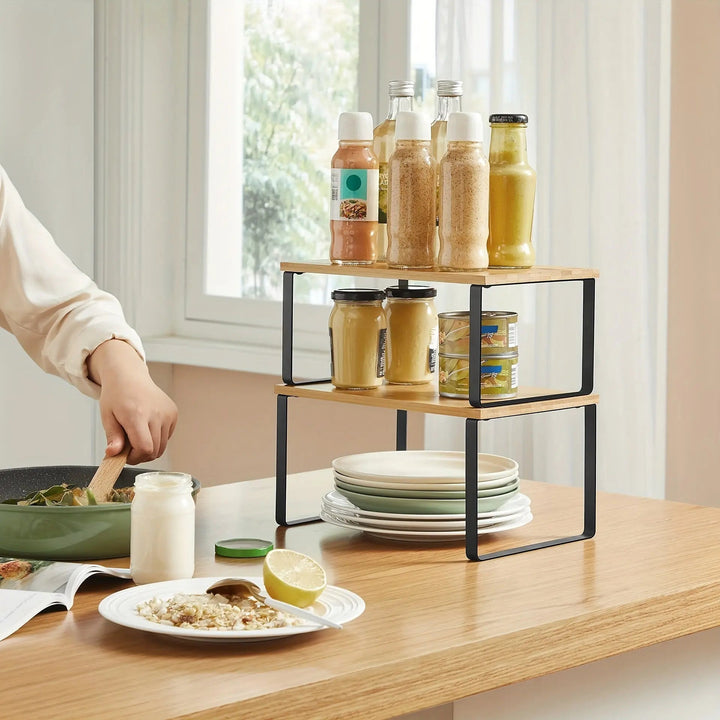 Skanto | SpiceTidy - 2-Pack Kjøkkenhyller