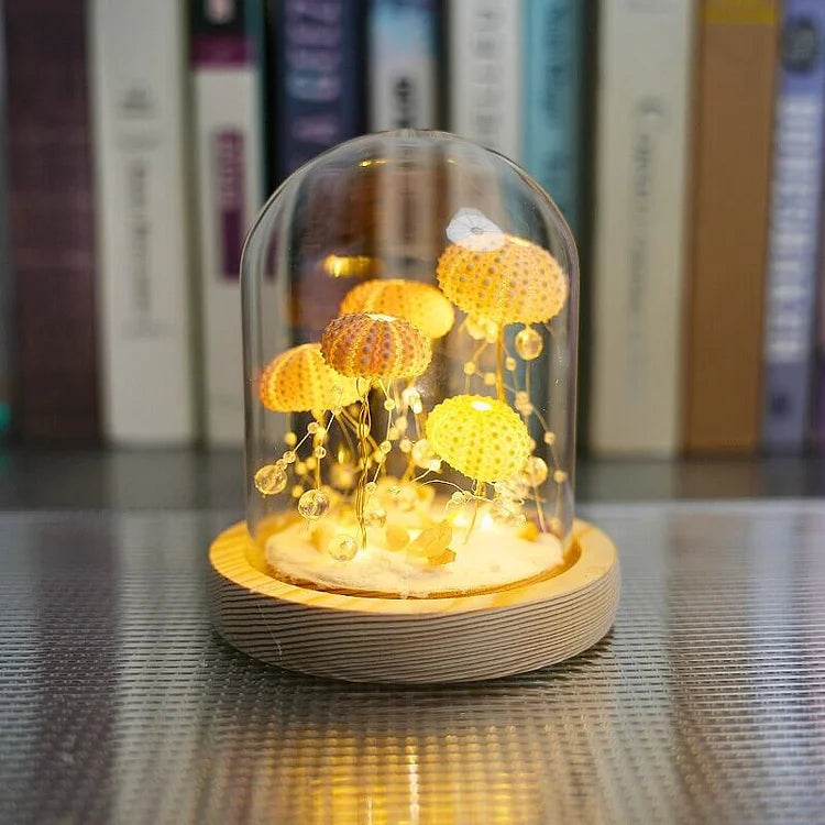 Skanto | LumiCraft – Unik DIY bordlampe med naturlig sjøskjell for en koselig dekor