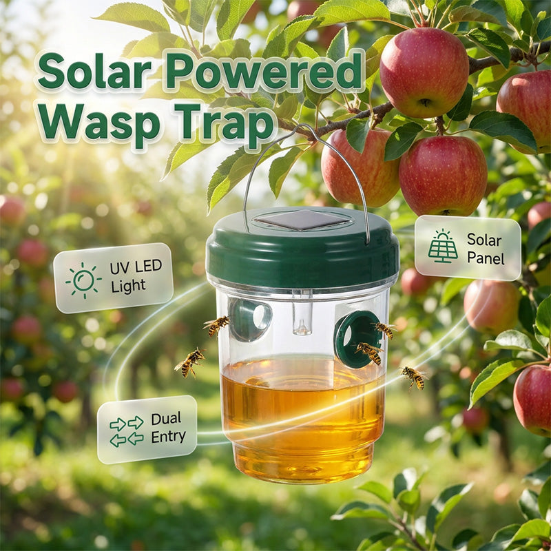 Solar drevet veps felle med LED lokk | Skanto