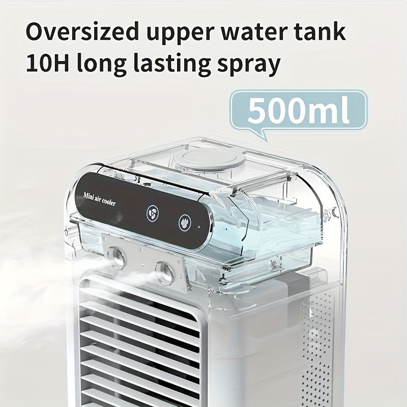 BriesKoel Mini Air Cooler med Vifte og Luftfukter | Skanto
