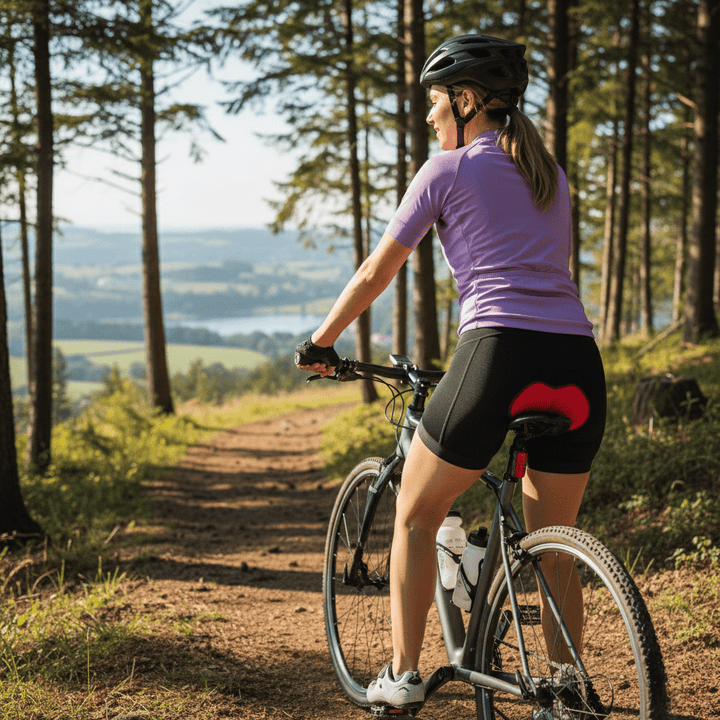 Damen-Radhose med 4D-Gelpolsterung