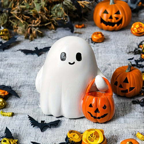 Skanto | Mini Halloween Gresskar Lys – Squishy LED Gresskarvenn