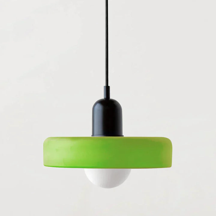 Skandinavisk pendellampe for stue og spisestue – Minimalistisk design med justerbar høyde – Glass