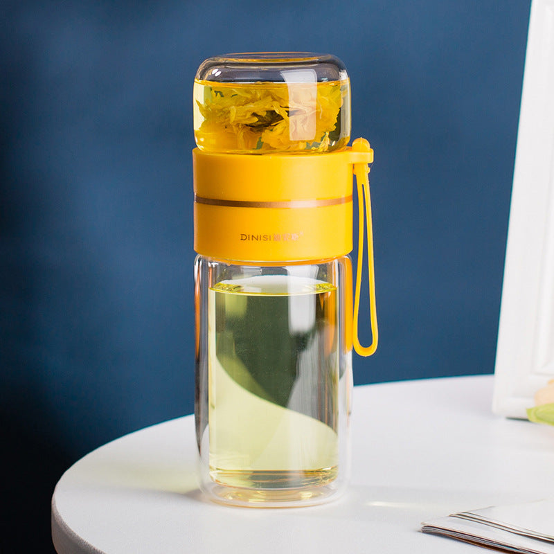 Skanto teinfuser i krystallklart glass