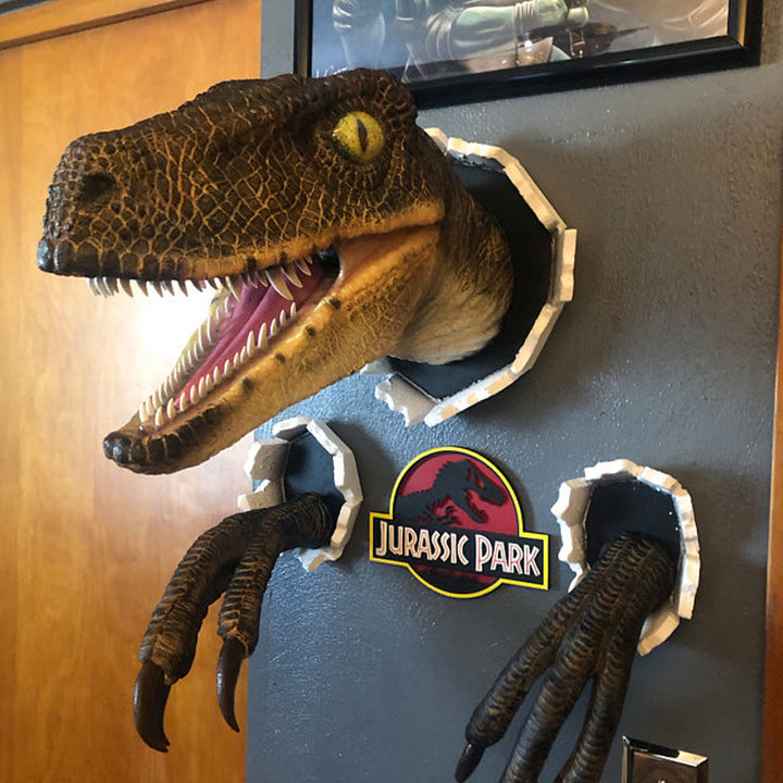Skanto | Vegg Sprengende Velociraptor Dekorasjoner