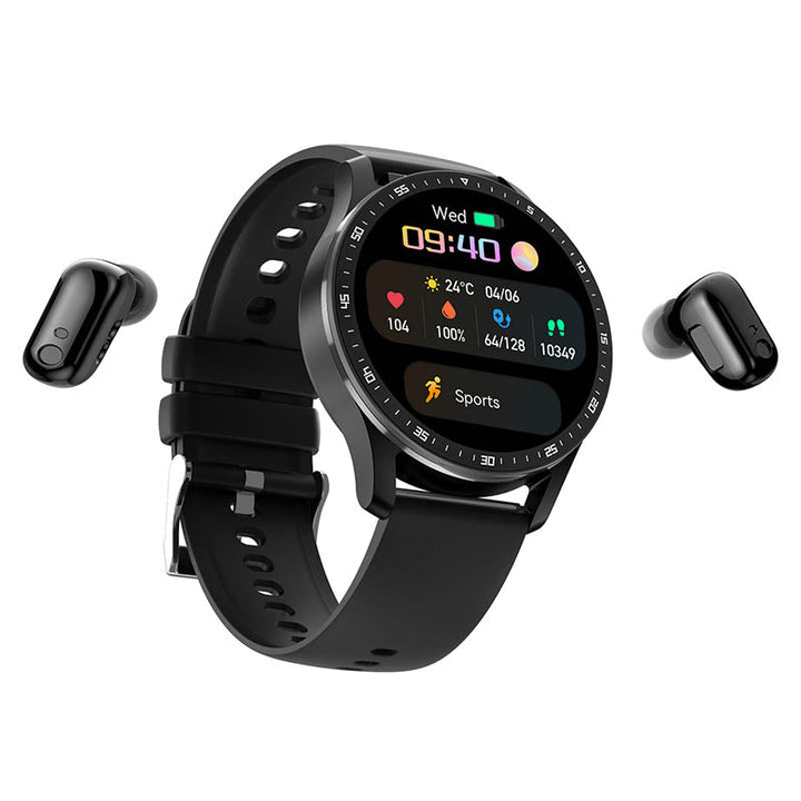 2-i-1 Smartklokke med Bluetooth-hodetelefoner | Skanto