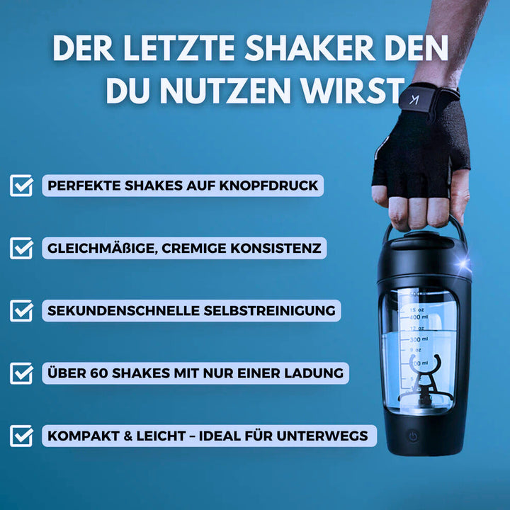 Skanto | MixMaster Shaker Flaske | 100% klumpfri, lekkasjesikker & BPA-fri løsning