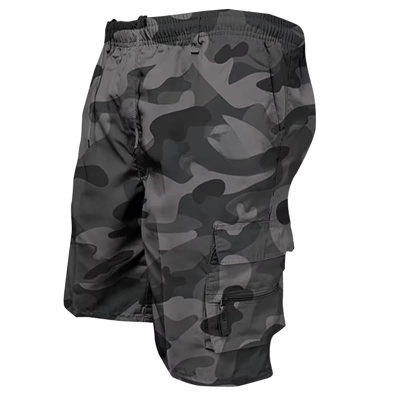 Lessige Herren-Cargoshorts mit mehreren Taschen – Freizeit-Shorts for Sommer, Outdoor and Arbeit in großen Größen