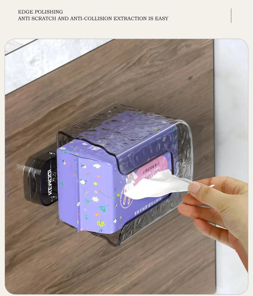Skanto | GlowFix Vegg Tissue Holder — Ikke mer kaos, badet ditt vil være stilfullt, rent og helt avslappende!