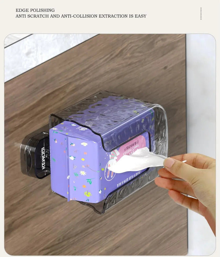 Skanto | GlowFix Vegg Tissue Holder — Ikke mer kaos, badet ditt vil være stilfullt, rent og helt avslappende!