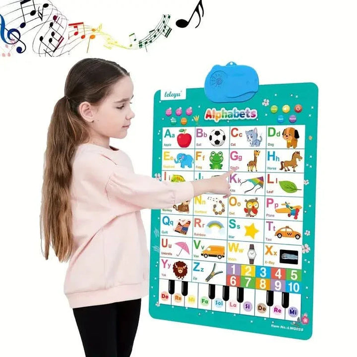 Skanto | PlayLearn ABC – Snakkende læringsplakat med sanger og quizer for barn fra 2 år gammel