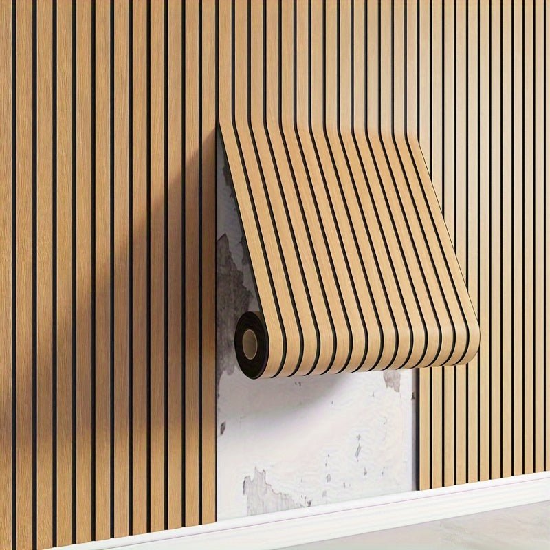 Wandpanele in Holzoptik – Selbstklebende 3D-PVC-Wandverkleidung für einen schnellen Wohneffekt
