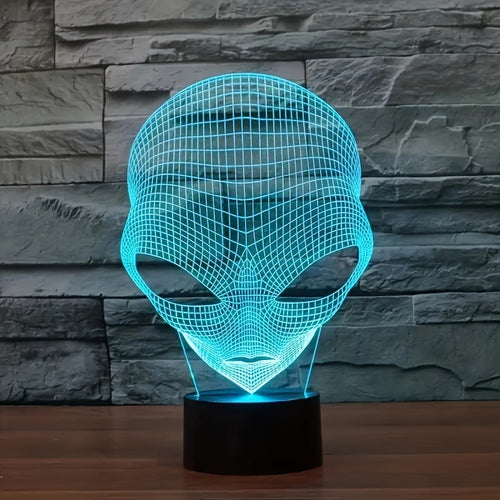 Skanto | AstroLight – 3D-alienlampe med LED fargebelysning og berøringskontroll