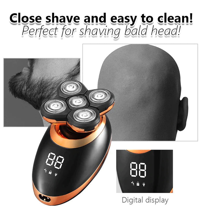 5 i 1 Oppladbar Elektrisk Barbermaskin Pro | Skanto