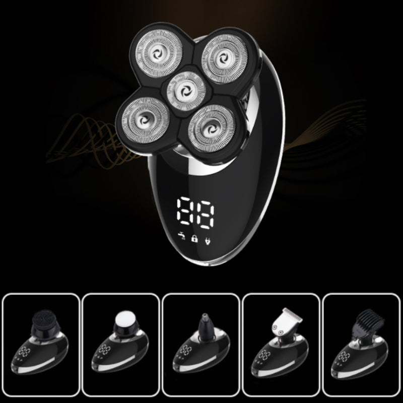 5 i 1 Oppladbar Elektrisk Barbermaskin Pro | Skanto