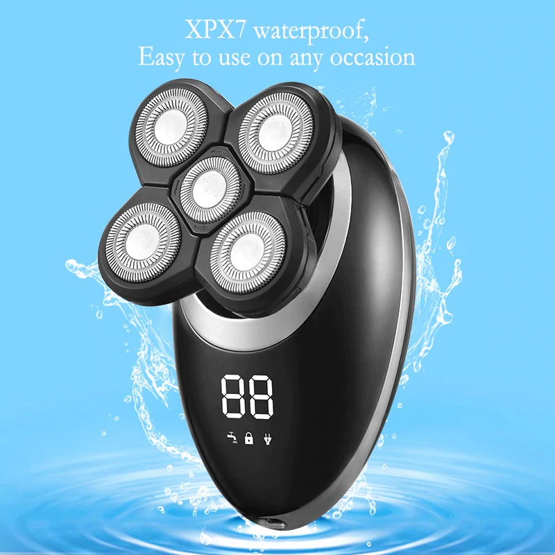 5 i 1 Oppladbar Elektrisk Barbermaskin Pro | Skanto