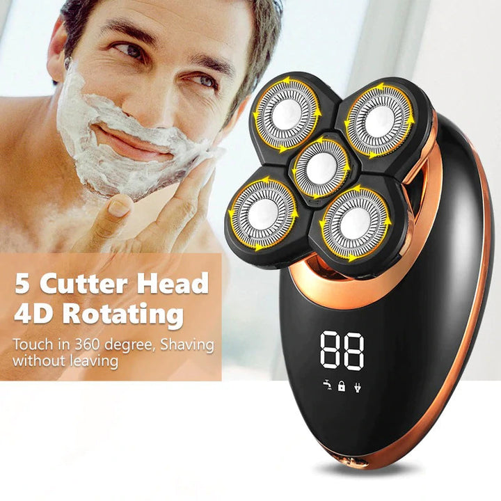 5 i 1 Oppladbar Elektrisk Barbermaskin Pro | Skanto