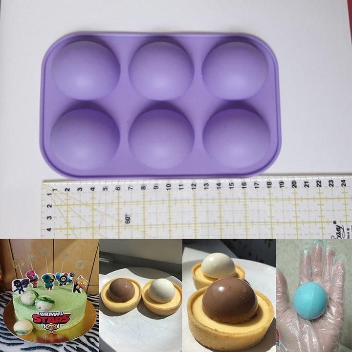 6 Hullers Silikon Bakeform | Skanto