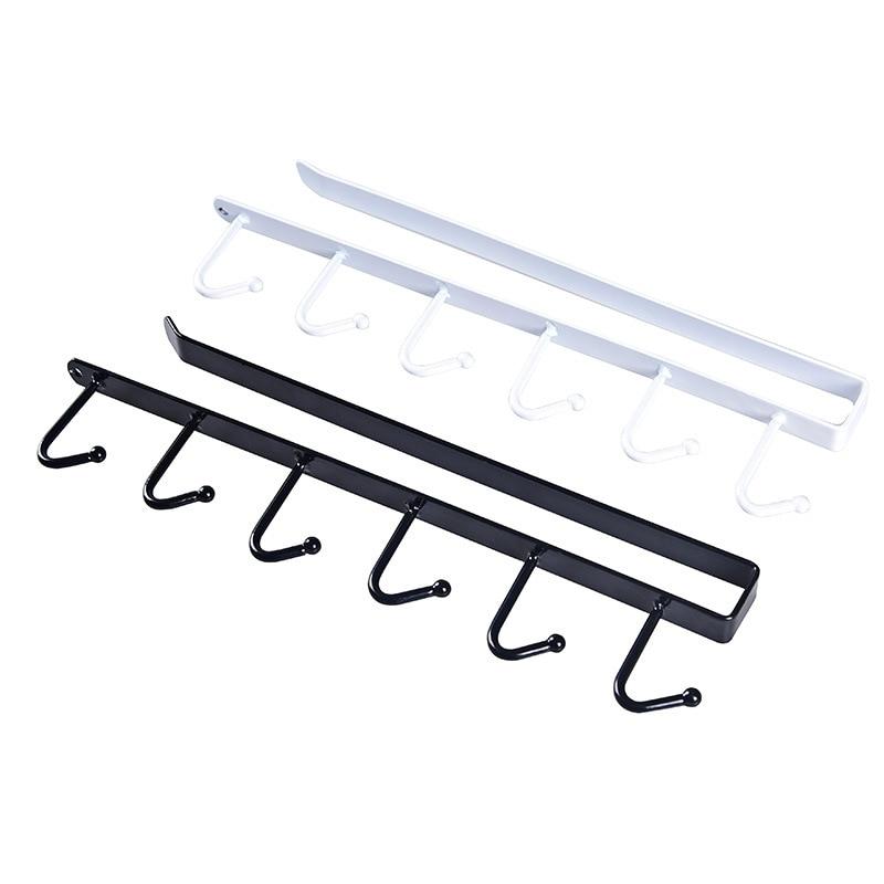 6 Kroker Hengekopp Holder Ramp Plassbesparende for Kopp Organizer | Skanto