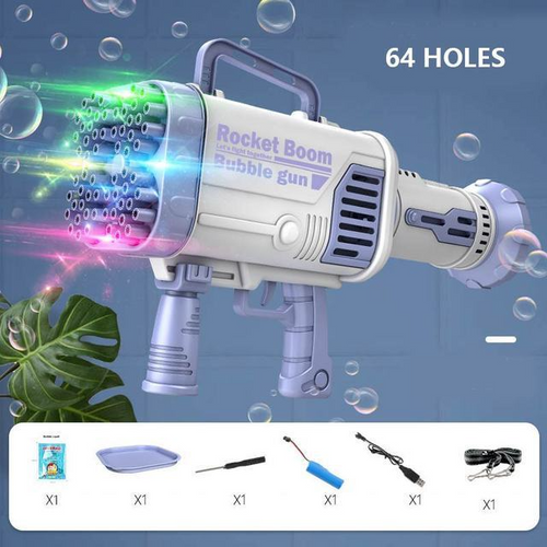 Skanto | Automatisk Blinkende Rakettkaster Såpeboblegun