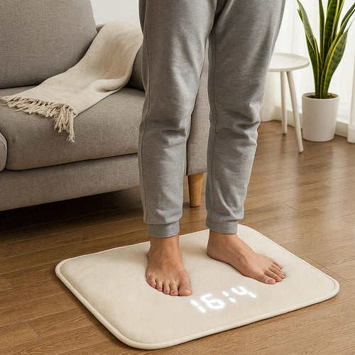 Fussmatte med smartvekker