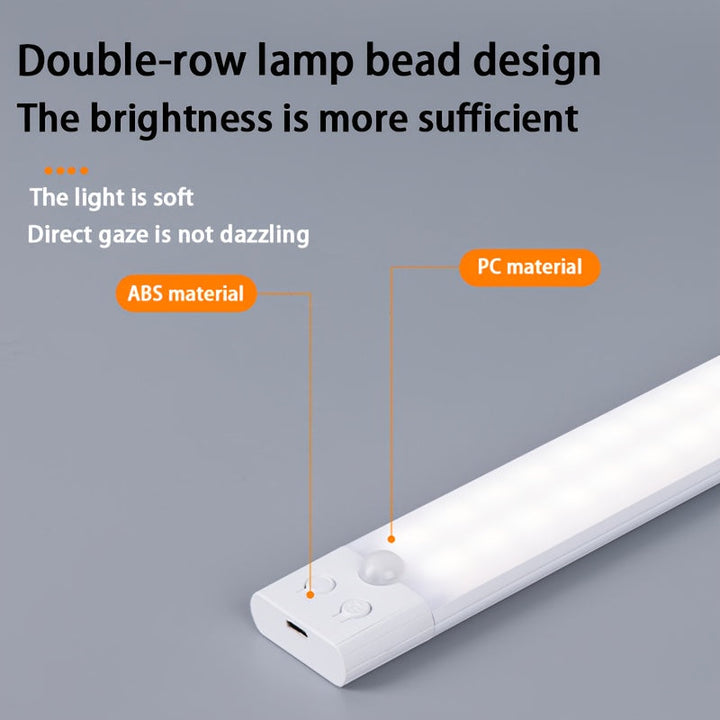 LED Under-Cabinet Light med bevegelsessensor 2-pakning | Skanto