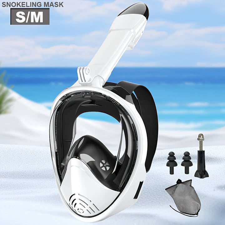 Full-face snorkelmaske med 180° synlighet | Skanto