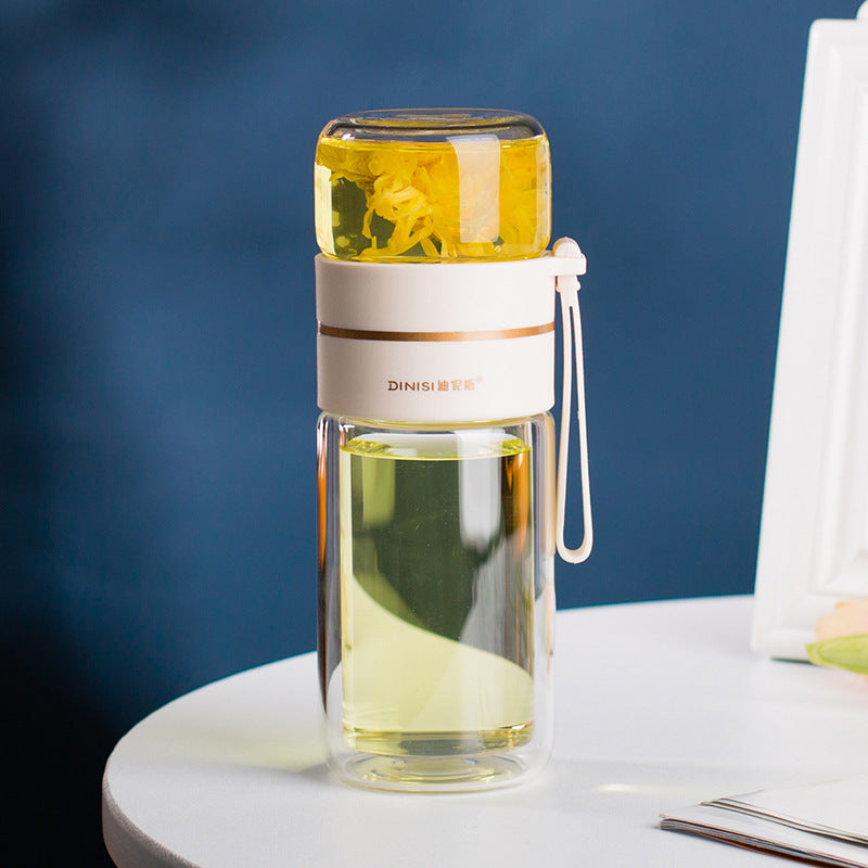 Skanto teinfuser i krystallklart glass